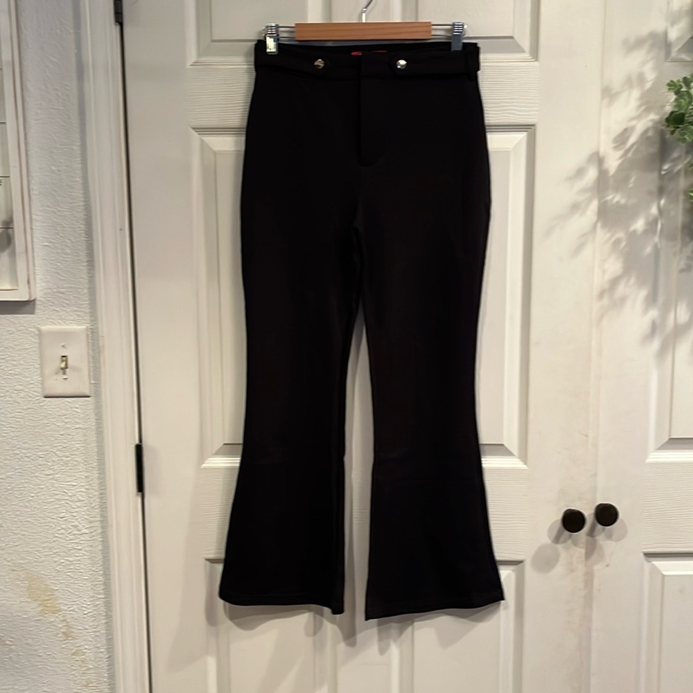 Guess brand size M flare ponte pants- NWT